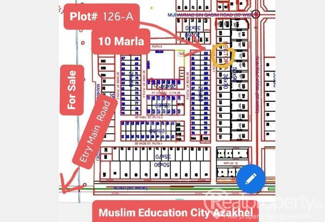 10 Marla Plot Available For Sale in Regi Model Town Peshawar